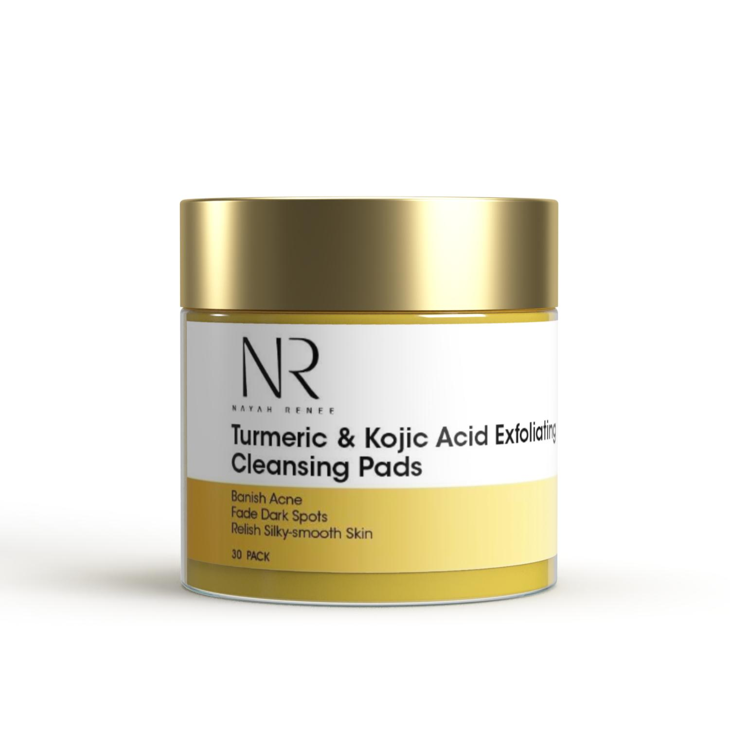 Turmeric & Kojic Acid Exfoliating: Cleansing Pads